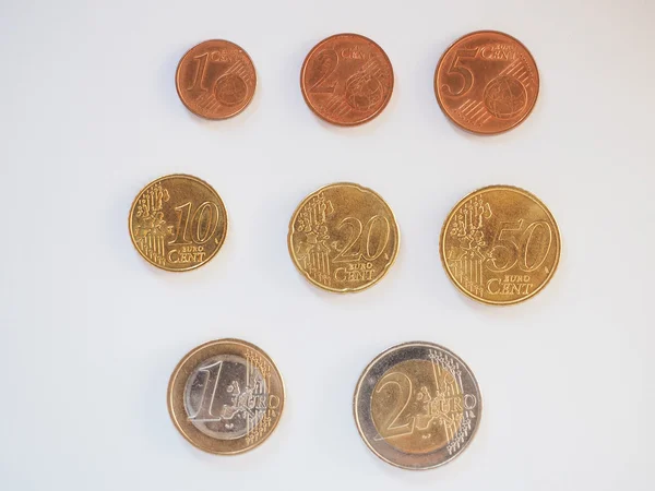 Série mincí eura — Stock fotografie