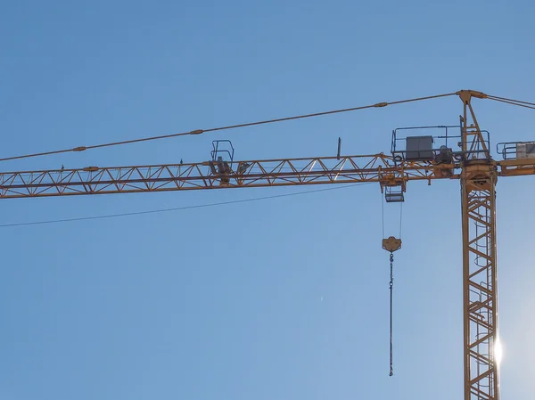 Guindaste de construção — Fotografia de Stock