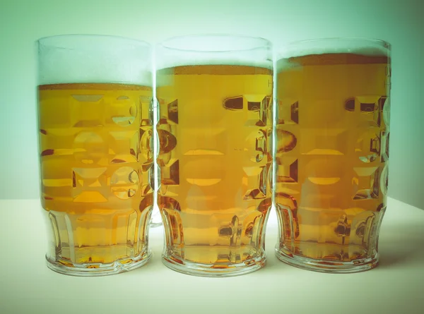 レトロな外観のラガー ビール — ストック写真