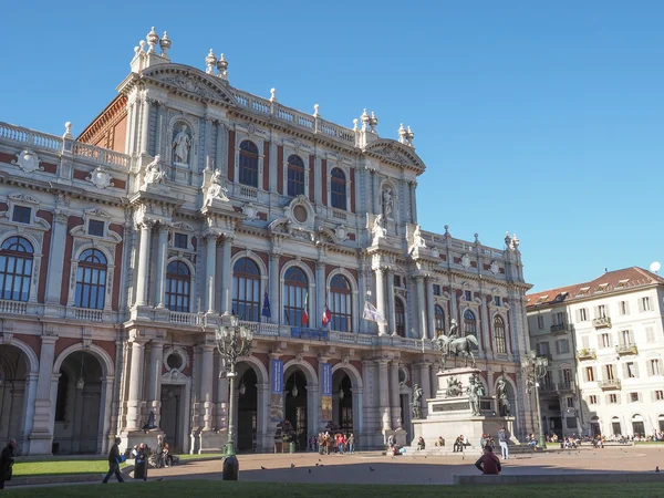 Piazza Carlo Alberto in Turin — Stock Photo, Image