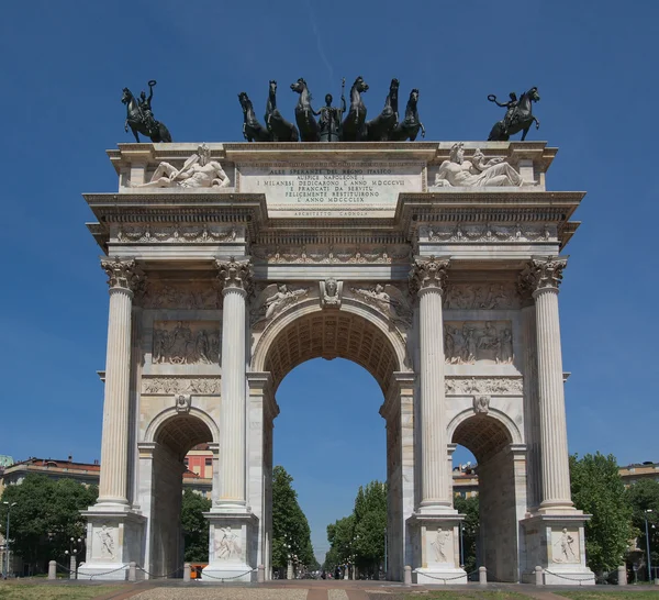 Arco della Pace, Milan — Stok fotoğraf