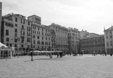 siyah ve beyaz Cenova İtalya