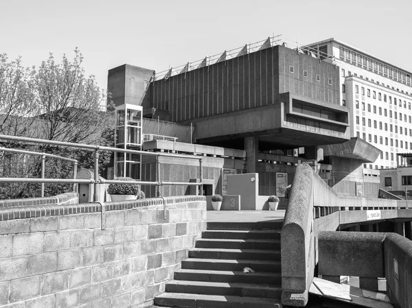 Černé a bílé hayward gallery Londýn — Stock fotografie