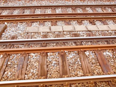 Retro görünüm demiryolu