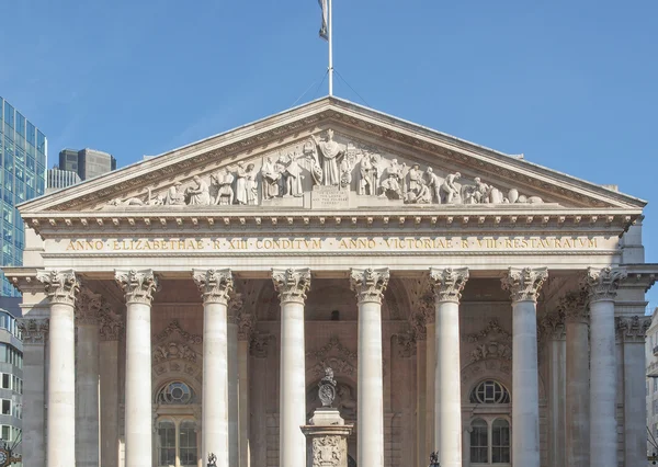 Royal Stock Exchange, Londra — Foto Stock