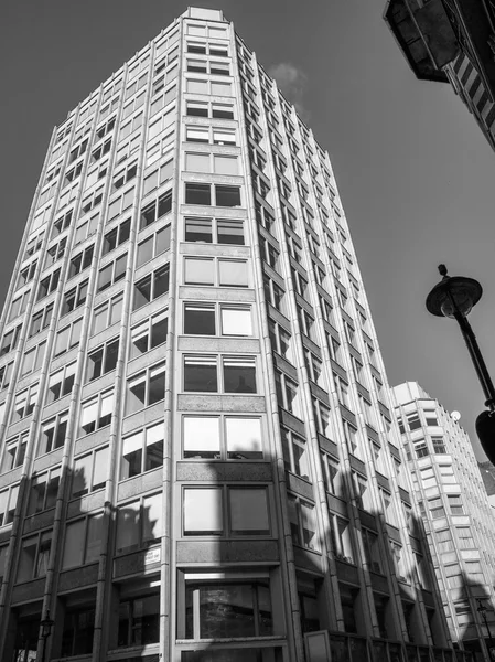 Edificio Economista en blanco y negro en Londres —  Fotos de Stock