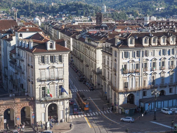 Piazza Castello Turim — Fotografia de Stock