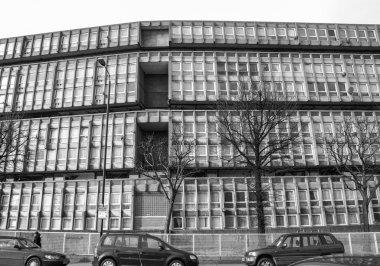 siyah-beyaz robin hood gardens Londra