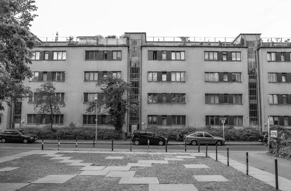 Svarta och vita siedlung siemensstadt — Stockfoto