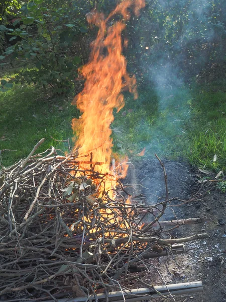 Fuoco ardente — Foto Stock