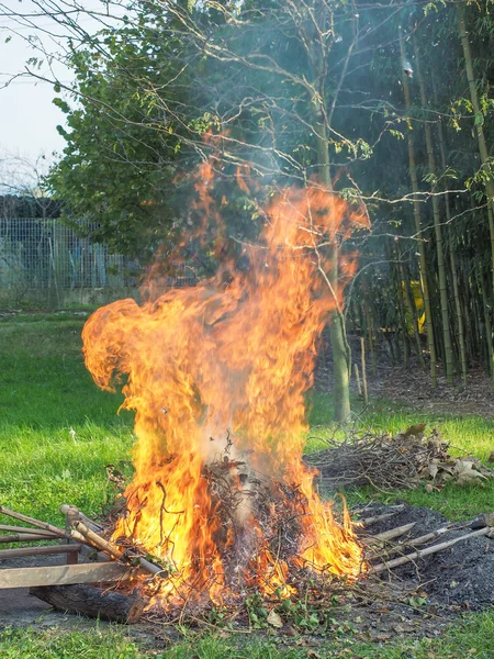 Fuoco ardente — Foto Stock