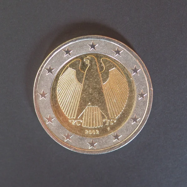 Tyska euromynt — Stockfoto