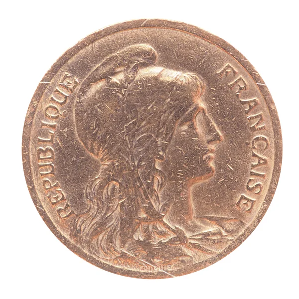 Oude Franse munt — Stockfoto