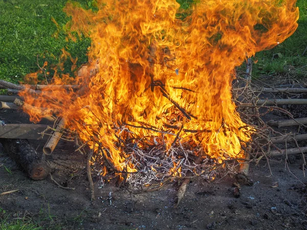 Fuoco ardente — Foto Stock