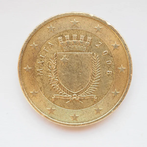 Maltese Euro coin — Stock Photo, Image