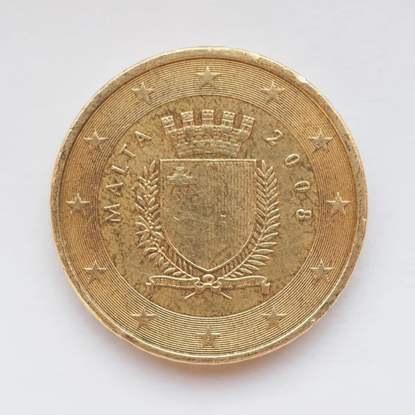 Malta euro para — Stok fotoğraf