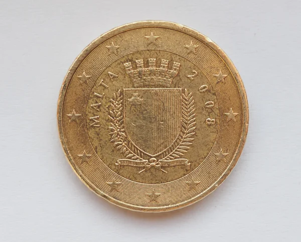 Maltese Euro coin — Stock Photo, Image