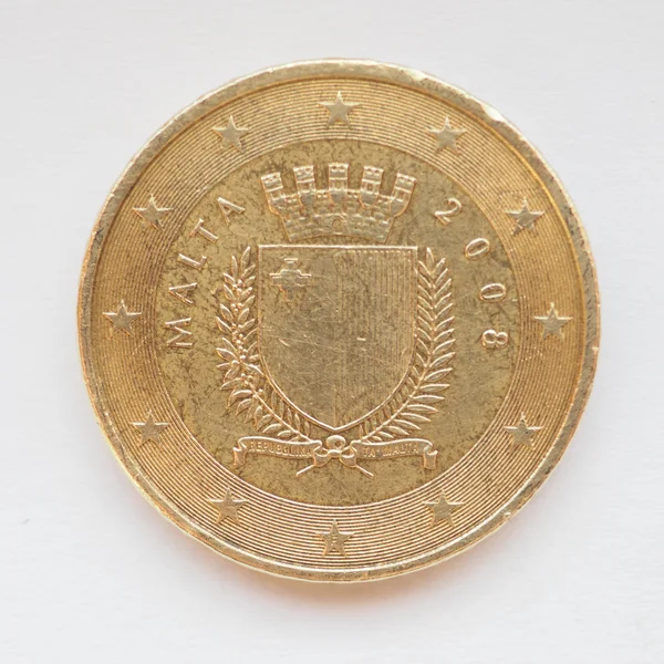 Malta euro para — Stok fotoğraf