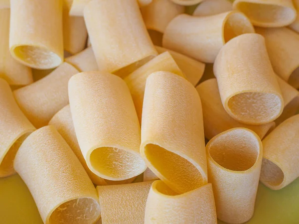 Pasta Paccheri — Foto de Stock