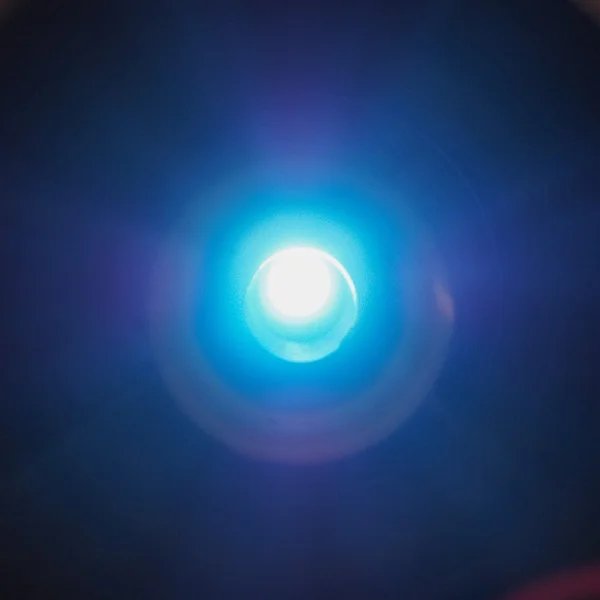 Luz LED azul — Fotografia de Stock