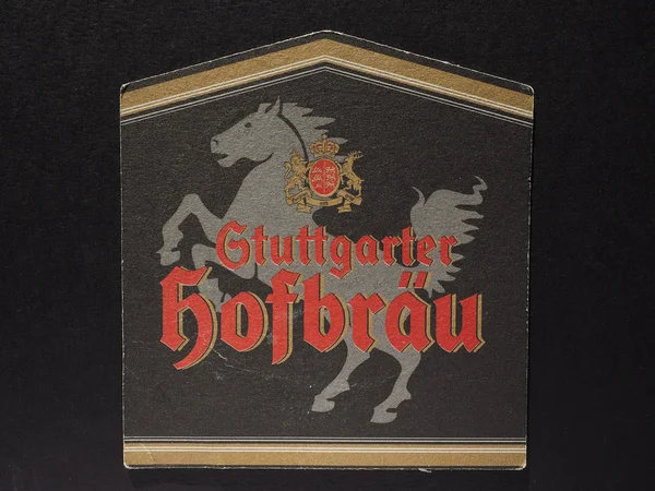 Beermat drikke coaster - Stock-foto