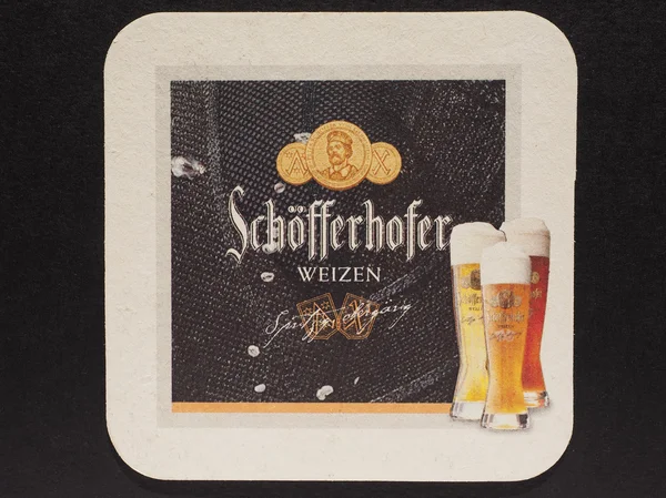 Beermat drink coaster — Stock Photo, Image