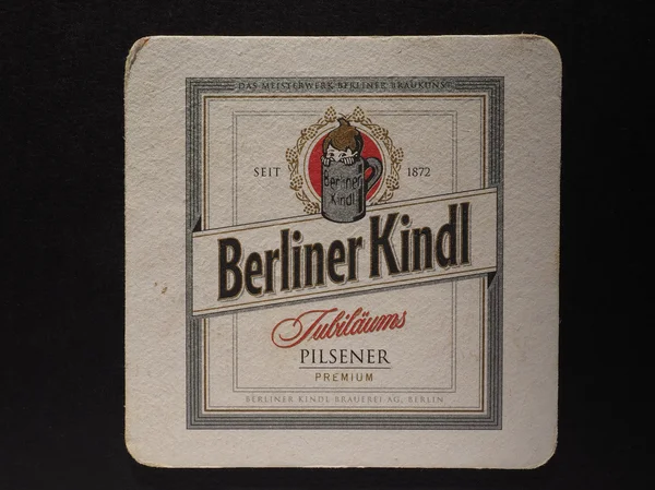 Beermat drink coaster — Stock Photo, Image