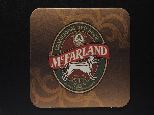 Montanha-russa bebida beermat — Fotografia de Stock