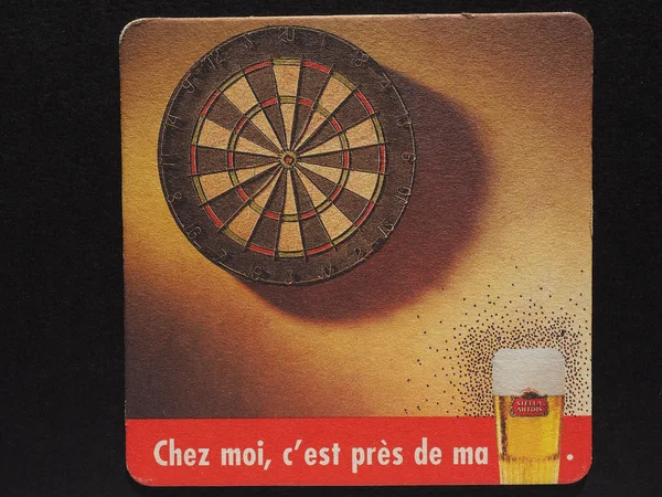 Beermat drink coaster — Stock Photo, Image