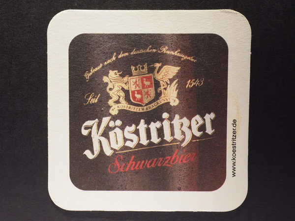 Montanha-russa bebida beermat — Fotografia de Stock