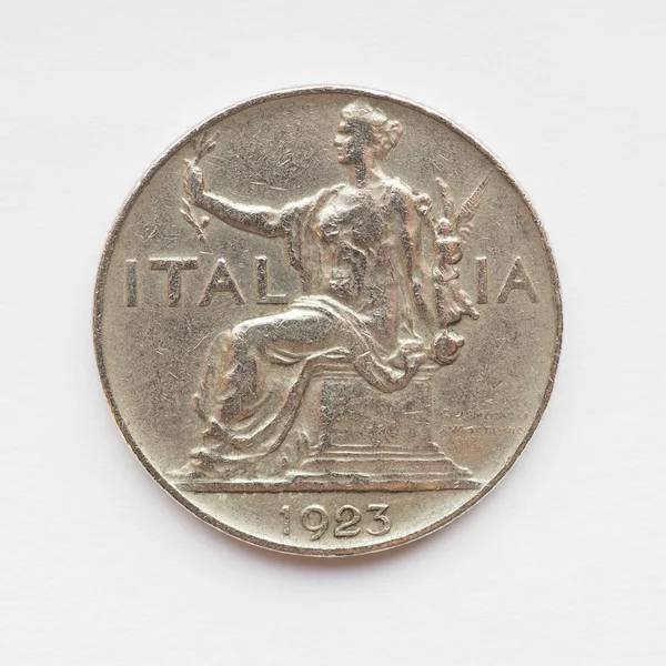 イタリアの古いコイン — ストック写真