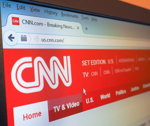 Cnn-Homepage — Stockfoto