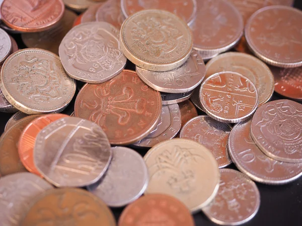 英国ポンド硬貨 — ストック写真