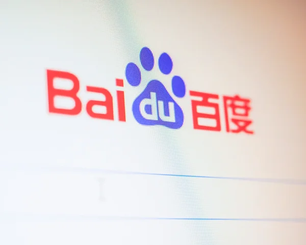 Baidu home pagina — Stockfoto
