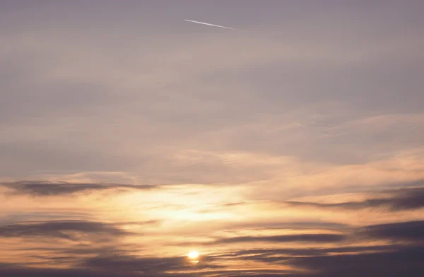 Städtischer Sonnenuntergang — Stockfoto