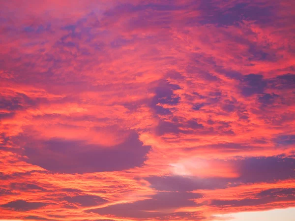 Red sky at sundown — Stock Photo, Image
