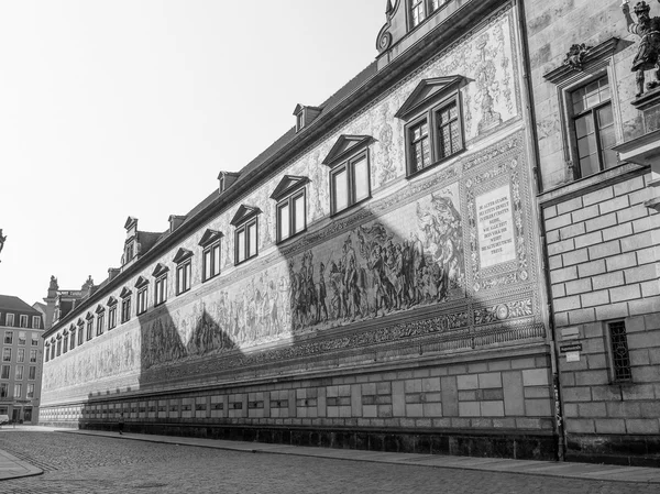 Fuerstenzug Prinsprocessie in Dresden, Duitsland — Stockfoto