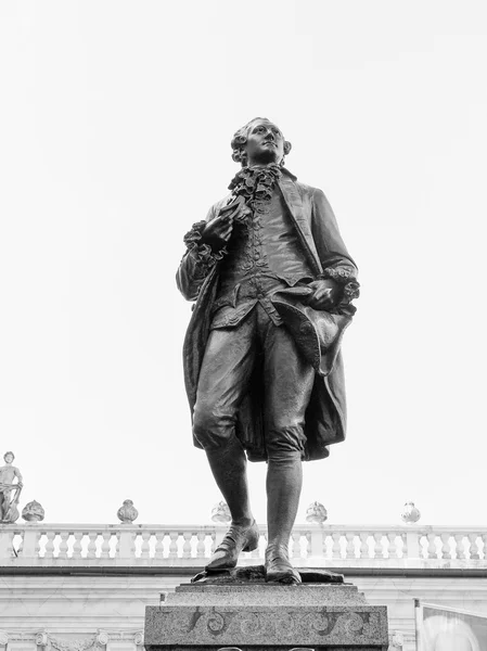 Goethe Denkmal Leipzig — Stockfoto