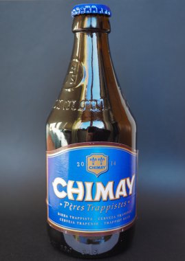 Chimay mavi bira şişesi