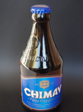 Chimay mavi bira şişesi
