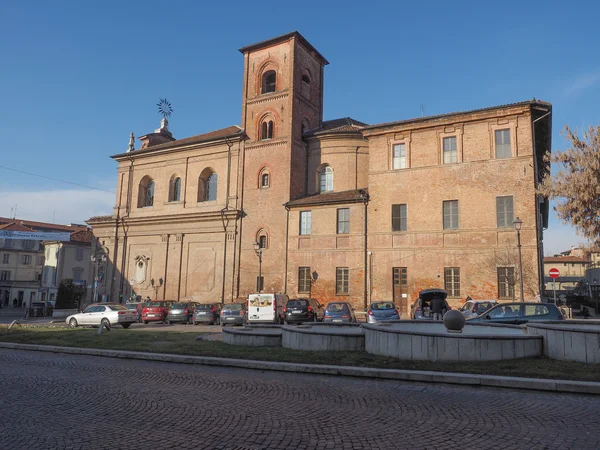Kyrkan av Sant Antonio betyder St Anthony i Chieri — Stockfoto
