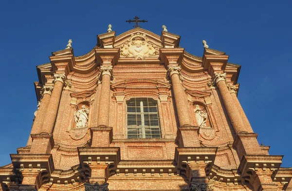 Церква Сан-Філіппо Нері в місті Chieri — стокове фото