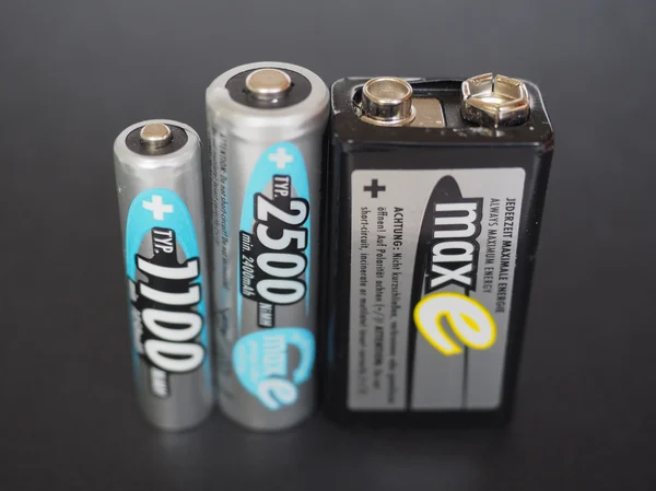Baterias ansmann — Fotografia de Stock