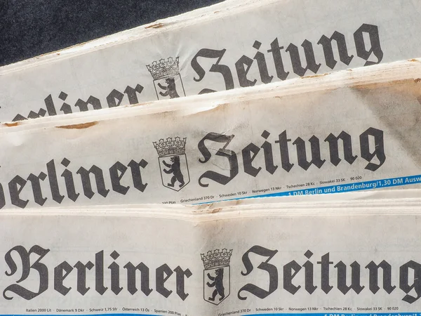 Berliner Zeitung — Stockfoto