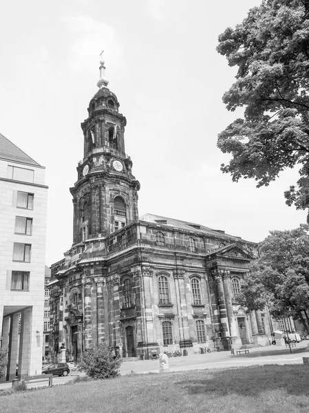 Kreuzkirche 德累斯顿 — 图库照片
