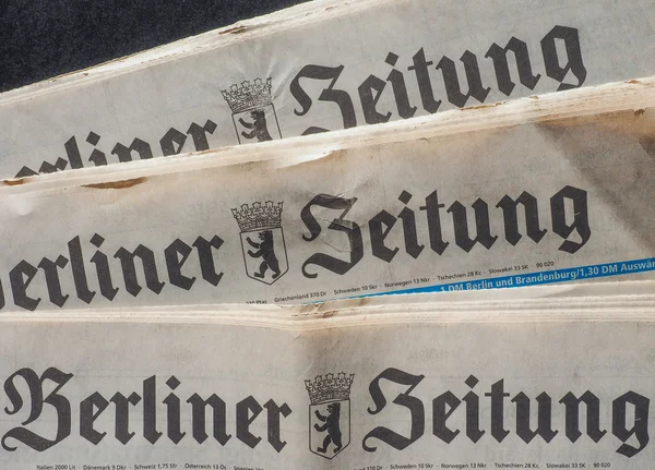 Berliner Zeitung — Stockfoto