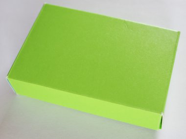 Yeşil Sarı kağıt kutusu