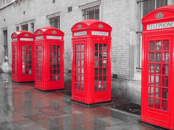 Londra telefon kulübesi — Stok fotoğraf