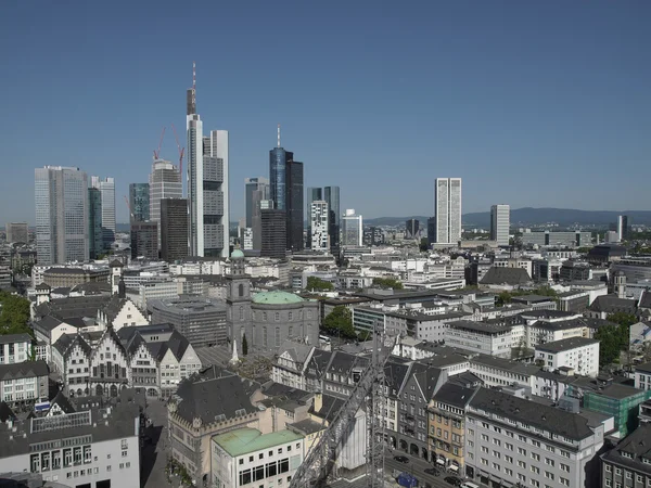 Flygfoto över Frankfurt — Stockfoto