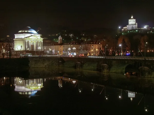 Fiume Po, Torino — Foto Stock